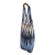 Cotton tote bag, 'Oceanic' - Hand-Woven Patterned Cotton Tote Bag in Blue and Ivory (image 2b) thumbail