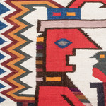 Handloomed area rug, 'Tecun Uman' (2.5x5) - Handloomed Acrylic Area Rug of Hero Tecun Uman (2.5x5)