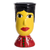 Ceramic flower pot, 'St. Louis' - Double Face Ceramic Flower Pot Hand-Painted in Guatemala thumbail
