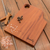 Wood cutting board, 'Family Delight' - Handcrafted Cedar Wood Cutting or Serving Board in Brown