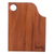 Wood cutting board, 'Family Delight' - Handcrafted Cedar Wood Cutting or Serving Board in Brown