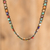 Crystal and glass beaded necklace, 'Magical Subtlety' - Crystal and Glass Beaded Necklace Handmade in Guatemala