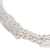Glass beaded strand necklace, 'Infinite Bonds' - Glass Beaded Long Necklace with Multiple Strands (image 2d) thumbail