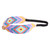 Glass beaded cotton headband, 'Route to Summer' - Glass Beaded Elastic Cotton Headband in a Colorful Palette