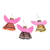Cotton ornaments, 'Angelic Guards' (set of 3) - Set of 3 Angel Worry Doll Ornaments from Guatemala (image 2b) thumbail