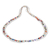 Crystal beaded strand necklace, 'Clear Soul' - Handmade Crystal and Glass Beaded Strand Necklace (image 2b) thumbail