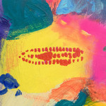 'Sowing Moon' (2020) - Signed Stretched Acrylic and Oil Abstract Painting in Blue