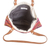 Cotton shoulder bag, 'Rupan' - Hand-Woven Cotton Shoulder Bag with Tassels and Suede Straps (image 2d) thumbail