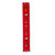 Cotton table runner, 'Christmas Gathering in Poppy' - Guatemalan Loom Woven 100% Cotton Table Runner