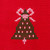 Cotton table runner, 'Christmas Gathering in Poppy' - Guatemalan Loom Woven 100% Cotton Table Runner