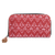 Leather-accented cotton wallet, 'Palaces' - Cotton Wallet with Leather Tassel Hand-Woven in Guatemala (image 2a) thumbail