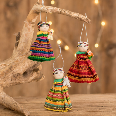 Handmade Guatemalan Worry Dolls  Mayan Legend Doll 