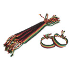 Handwoven friendship bracelets, 'Bohemian Adventures' (set of 12) - Set of 12 Handcrafted Friendship Bracelets in Colorful Hues