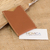 Leather card holder, 'Evening Wealth' - Handcrafted Brown Leather Card Holder with Open Top