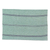 Cotton placemats, 'Railroad Stripes in Green' (set of 4) - 4 Hand-Woven Striped Cotton Placemats in Green and Blue