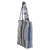 Cotton tote bag, 'Coolness' - Check Tote Bag in Blue White and Grey Hand-Woven from Cotton (image 2b) thumbail