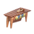 Holzfigur - Handgefertigte, von Schmetterlingen inspirierte Pinienholzfigur einer Marimba
