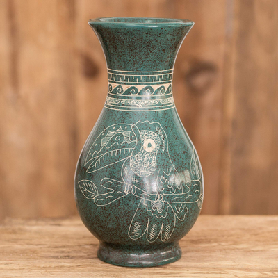 Ceramic decorative vase, Living Fauna