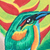 'Birds' - Signed Stretched Acrylic Impressionist Painting of Nature (image 2b) thumbail