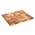 tabla de cortar de teca - Tabla de cortar rectangular de madera de teca mosaico de Guatemala