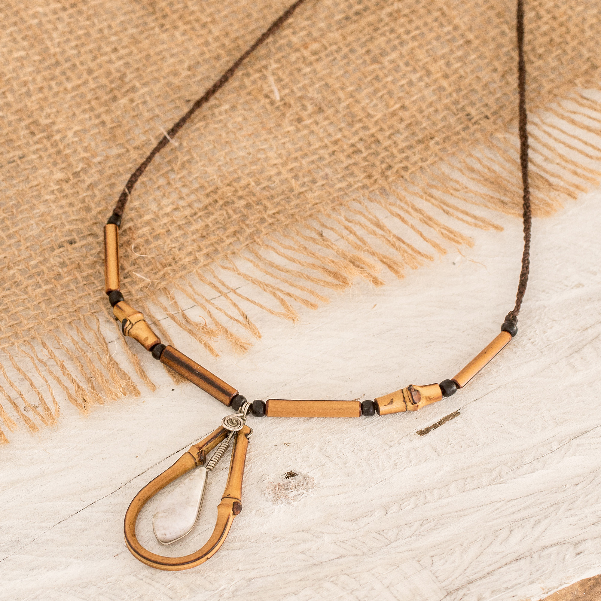 Men's Handmade Genuine Leather Necklace