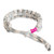 Pulsera de macramé para hombre. - Pulsera de macramé de paracaídas azul claro y beige para hombre