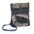 Cotton sling, 'Nocturnal Jungle' - Embroidered Leafy and Frog-Themed Grey Cotton Sling (image 2a) thumbail