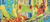 Grabado - Impresión de sublimación estirada multicolor moderna con tema de rana