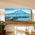 'Beauty of My Land' - Stretched Impressionist Oil Painting of Lake and Mountains