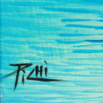 'Comalapense on a Visit' - Stretched Oil Impressionist Painting of Guatemalan Lake