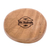 Mini wood snack plate, 'Ethereal Delights' - Handcrafted Mini Oval-Shaped Conacaste Wood Snack Plate