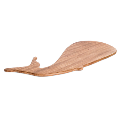 tabla de quesos de madera - Tabla de quesos artesanal de madera de conacaste con forma de ballena