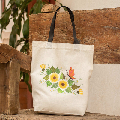 Cotton tote bag, Sunny Springs