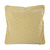 Kissenbezug aus Baumwolle - Handgewebter Kissenbezug aus gelber Baumwolle mit Rautenmuster