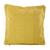 Kissenbezug aus Baumwolle - Handgewebter Kissenbezug aus gelber Baumwolle mit Rautenmuster