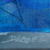 'Sowing Moon II' - Pintura abstracta firmada en acrílico y óleo en azul