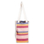 Foldable cotton wine bottle bag, 'Here's To Life' - Colorful Handwoven Foldable Cotton Wine Bottle Bag