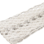 Cotton macramé headband, 'Unique Soul' - Handmade Adjustable Ivory and Grey Cotton Macrame Headband