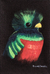 'Pájaro Nacional' - Pintura impresionista en acrílico y óleo de un quetzal