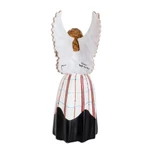 Ceramic angel sculpture, 'Solola in White' - Lovely Hand-Painted Angel-Themed Ceramic Sculpture