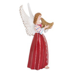 Ceramic angel sculpture, 'Petite Santiago Atitlan' - Lovely Hand-Painted Ceramic Angel Sculpture from Guatemala