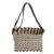 Recycled plastic shoulder bag, 'Environmental Glamour' - Eco-Friendly Handwoven Shoulder Bag in Warm Hues (image 2c) thumbail