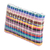 Handwoven cosmetic bag, 'Color Dream' - Eco-Friendly Hand-Woven Recycled Vinyl Cord Cosmetic Bag (image 2b) thumbail