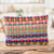 Handwoven toiletry bag, 'Color Explosion' - Eco-Friendly Hand-Woven Recycled Vinyl Cord Toiletry Bag (image 2) thumbail