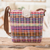 Handwoven tote bag, 'Color Explosion' - Colorful Eco-Friendly Handwoven Tote from Guatemala (image 2) thumbail