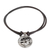 Collar colgante de níquel - Collar con colgante de níquel con temática de astrología maya con signo Kej