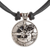 Halskette mit Anhänger aus Nickel - Maya-Astrologie-Anhänger-Halskette aus Nickel mit Kej-Zeichen