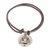Collar con colgante de níquel - Collar con colgante de níquel con temática de astrología maya y signo I'x