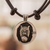 Collar colgante de níquel - Collar con colgante con temática de astrología maya y signo Kame