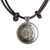 Collar colgante de níquel - Collar con colgante con temática de astrología maya y signo Kame